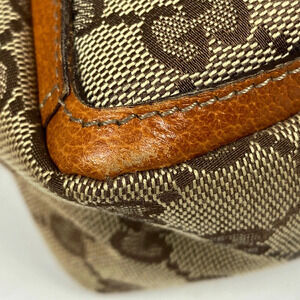 Gucci Hobo brown Bag handbag Abbey GG canvas Shoulder